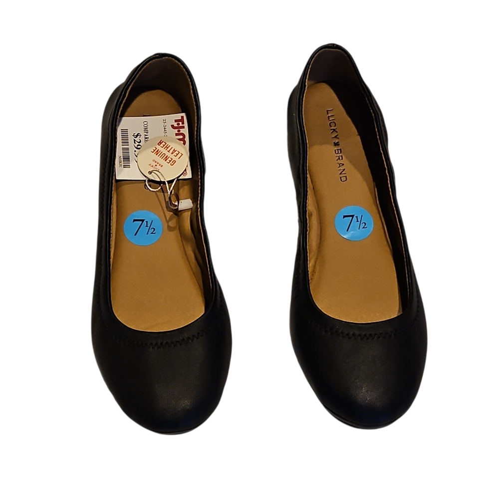 Lucky Brand Women's Classic Black Flats